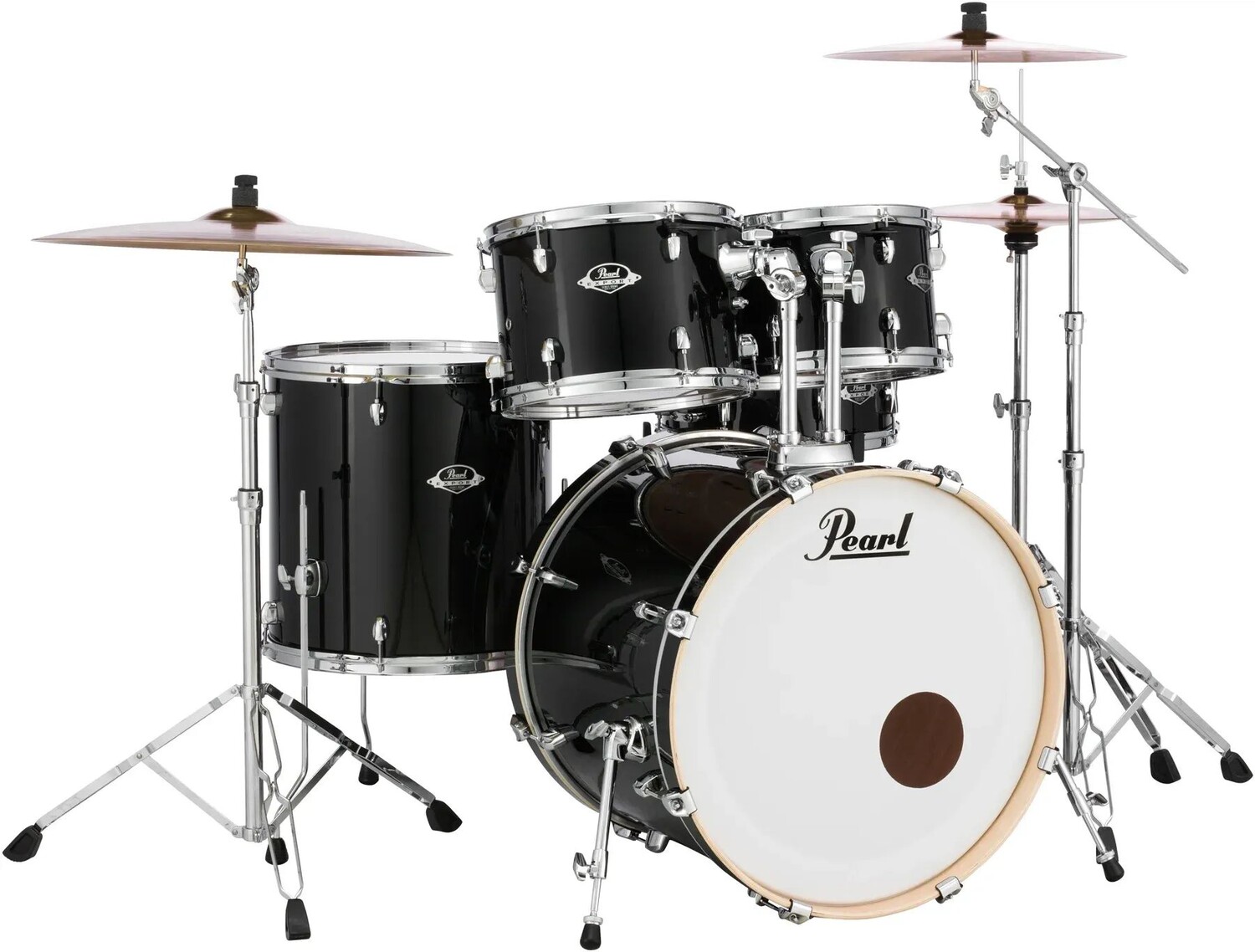 

Набор ударных Pearl Export EXX725/C из 5 предметов с малым барабаном - угольно-черный