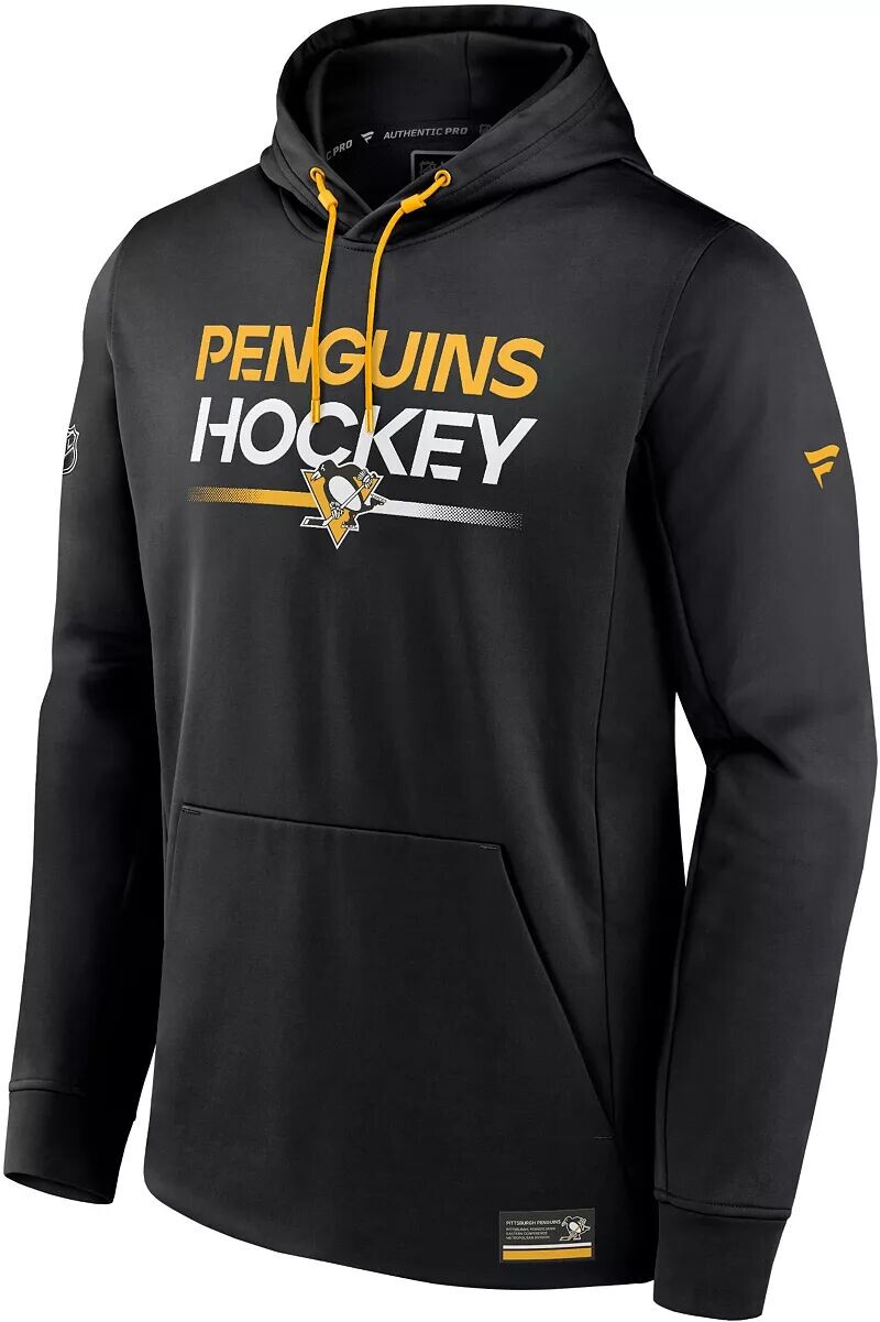 

Черная толстовка с капюшоном NHL Pittsburgh Penguins Authentic Pro Rink