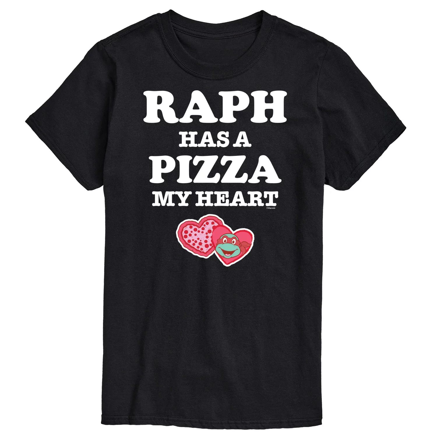 Мужская футболка TMNT Pizza My Heart Raph Licensed Character