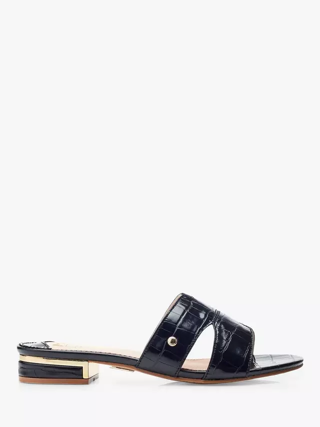 

Сандалии Moda in Pelle Murah Patent Mocc Croc, черный