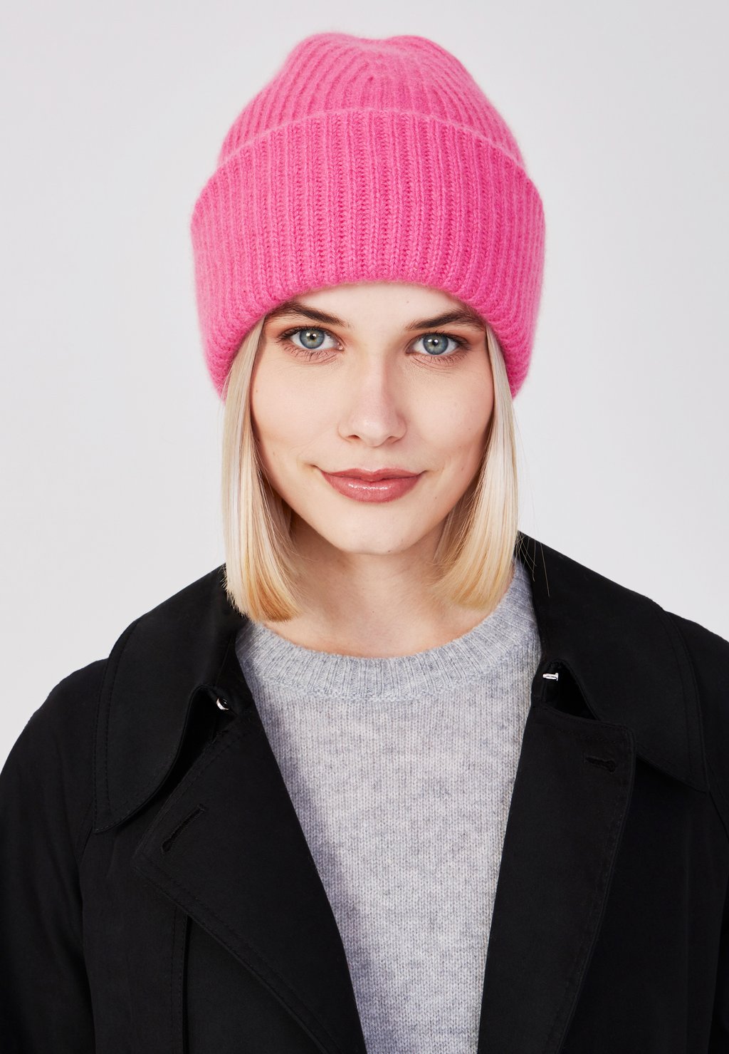 Шапка-бини Chunky Style Republic, цвет neon pink шапка бини chunky style republic цвет grau melange