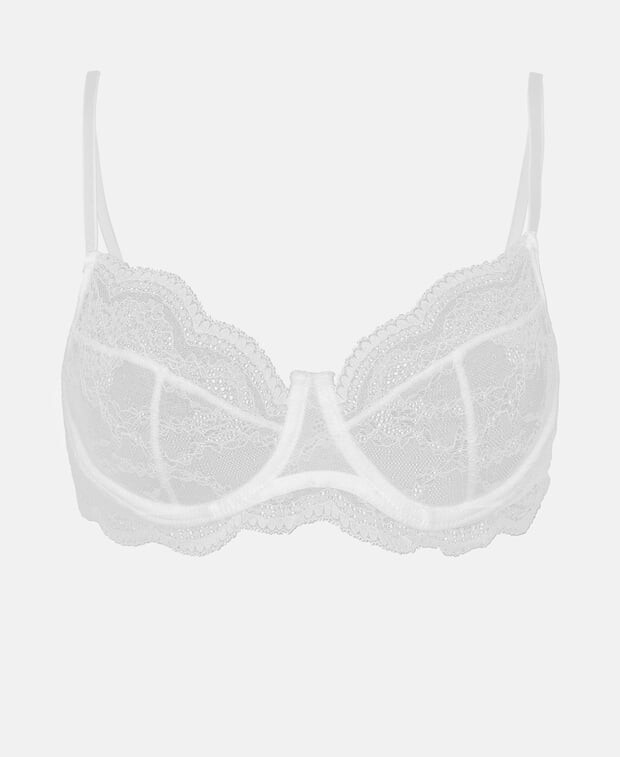 

Бюстгальтер на косточках, чашка BE Hunkemöller, белый