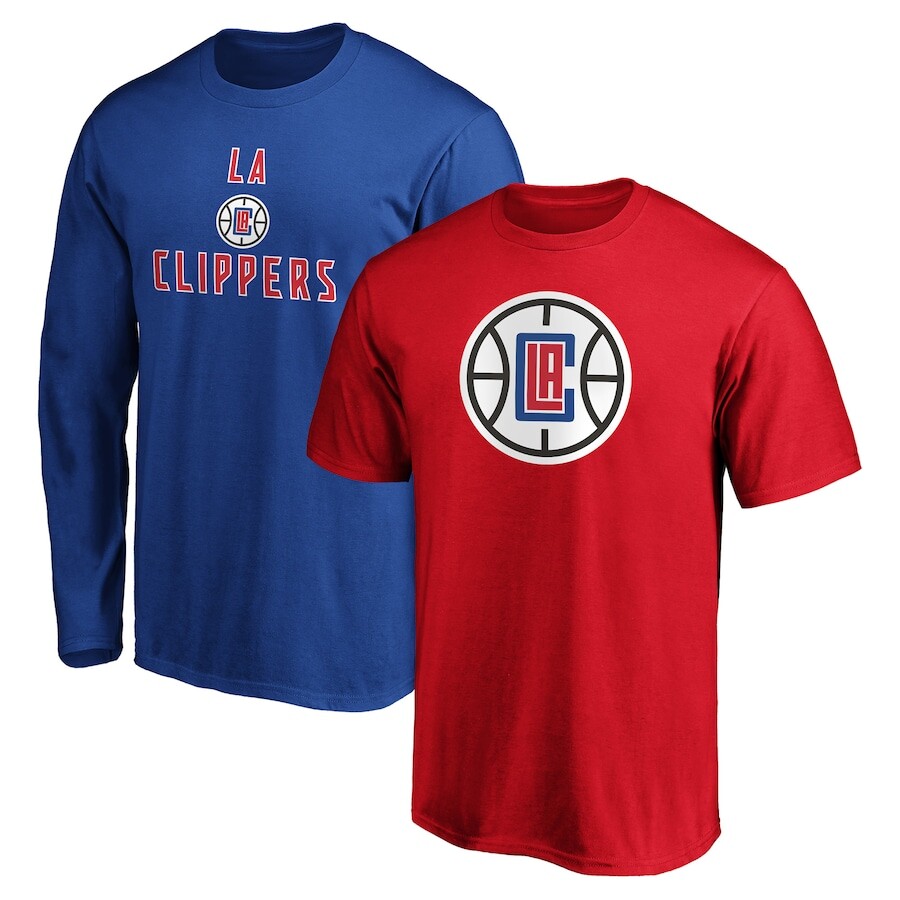 

Футболка с длинным рукавом Fanatics Branded La Clippers, красный