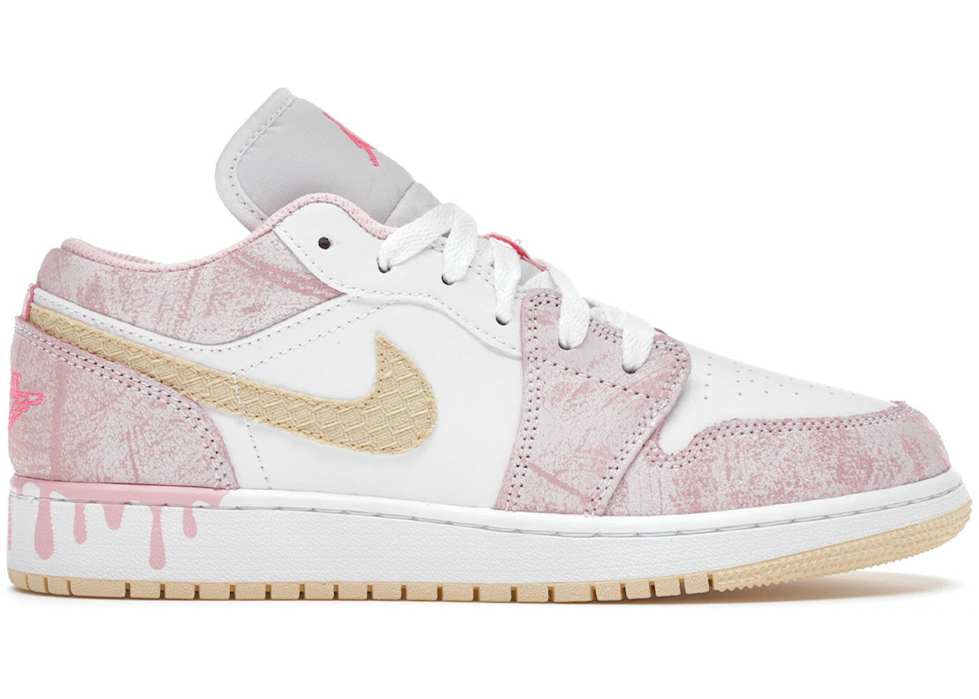 

Кроссовки подростковые Nike Air Jordan 1 Low Paint Drip