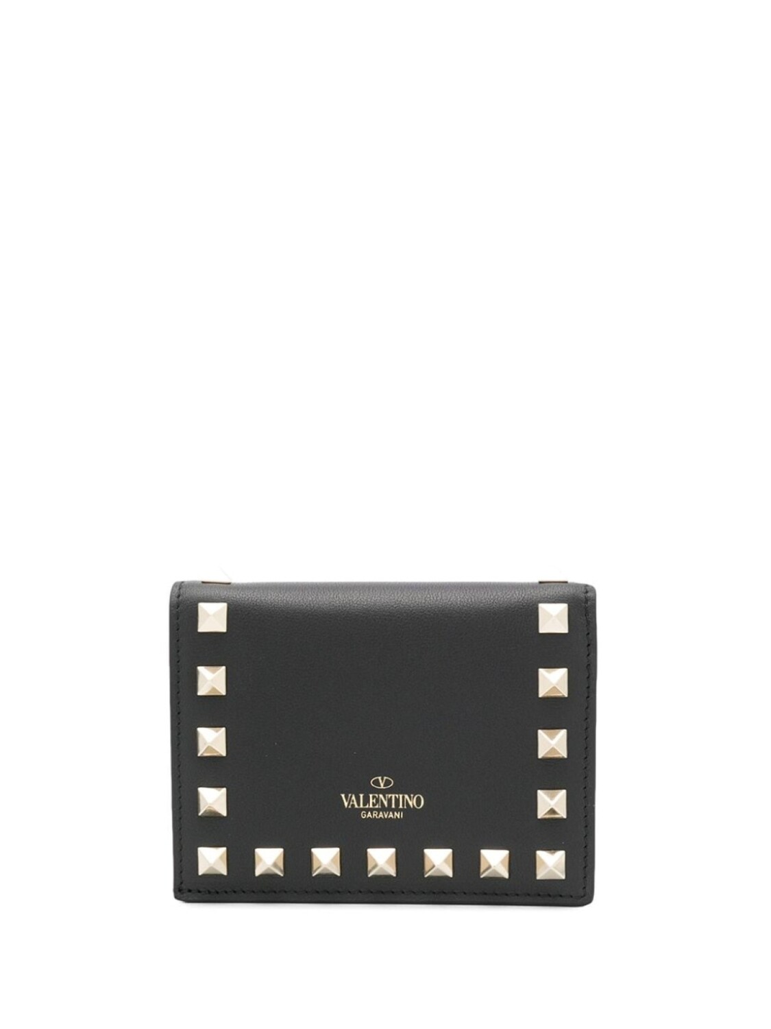 

Valentino Garavani компактный кошелек Rockstud, черный