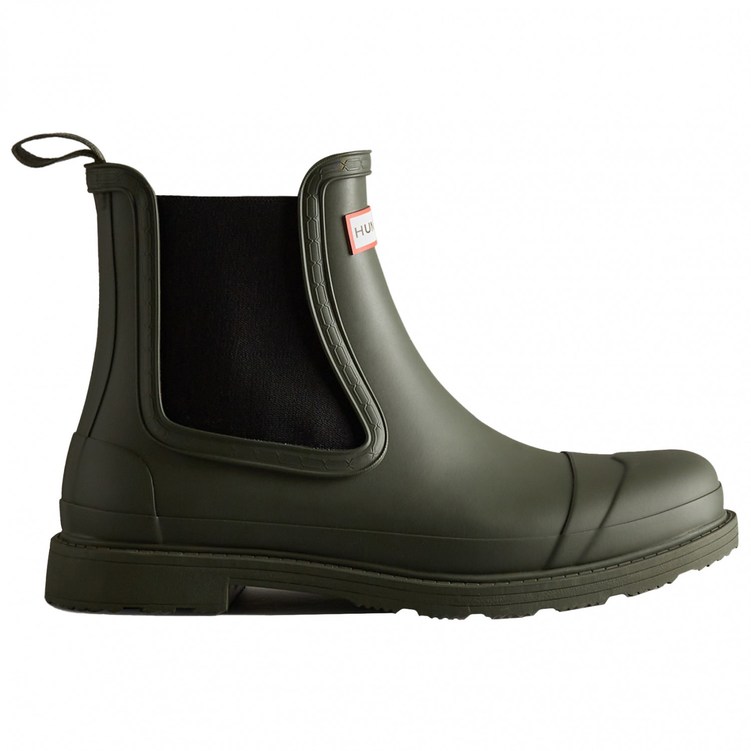 Резиновые сапоги Hunter Boots Commando Chelsea Boot, цвет Dark Olive цена и фото