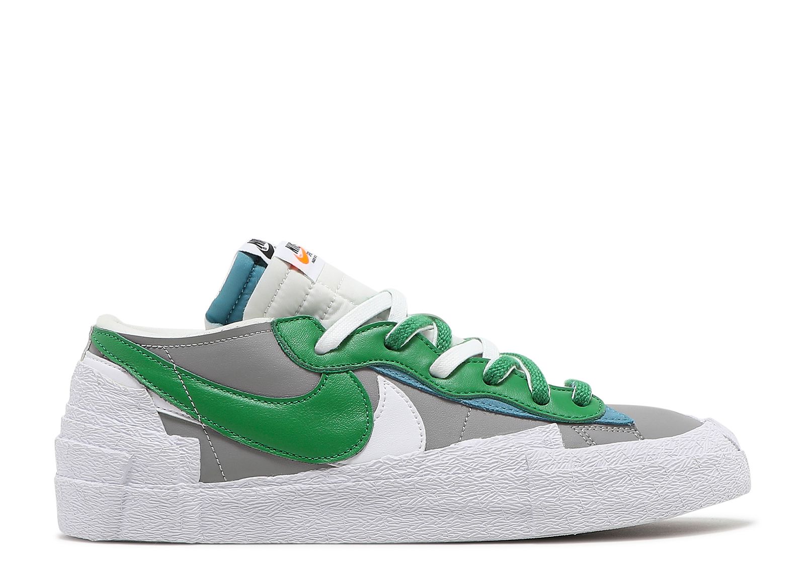 Кроссовки Nike Sacai X Blazer Low 'Classic Green', зеленый
