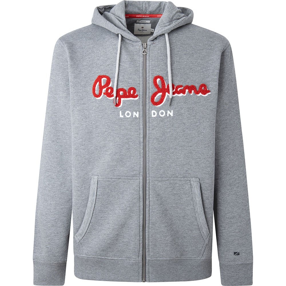 

Толстовка Pepe Jeans Lamont Full Zip, серый