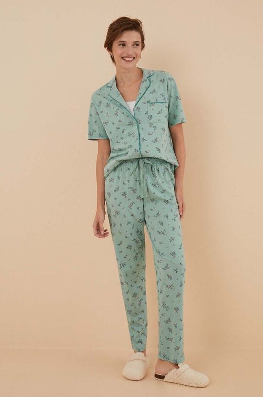 

Шерстяная пижама Mix & Match women'secret, зеленый