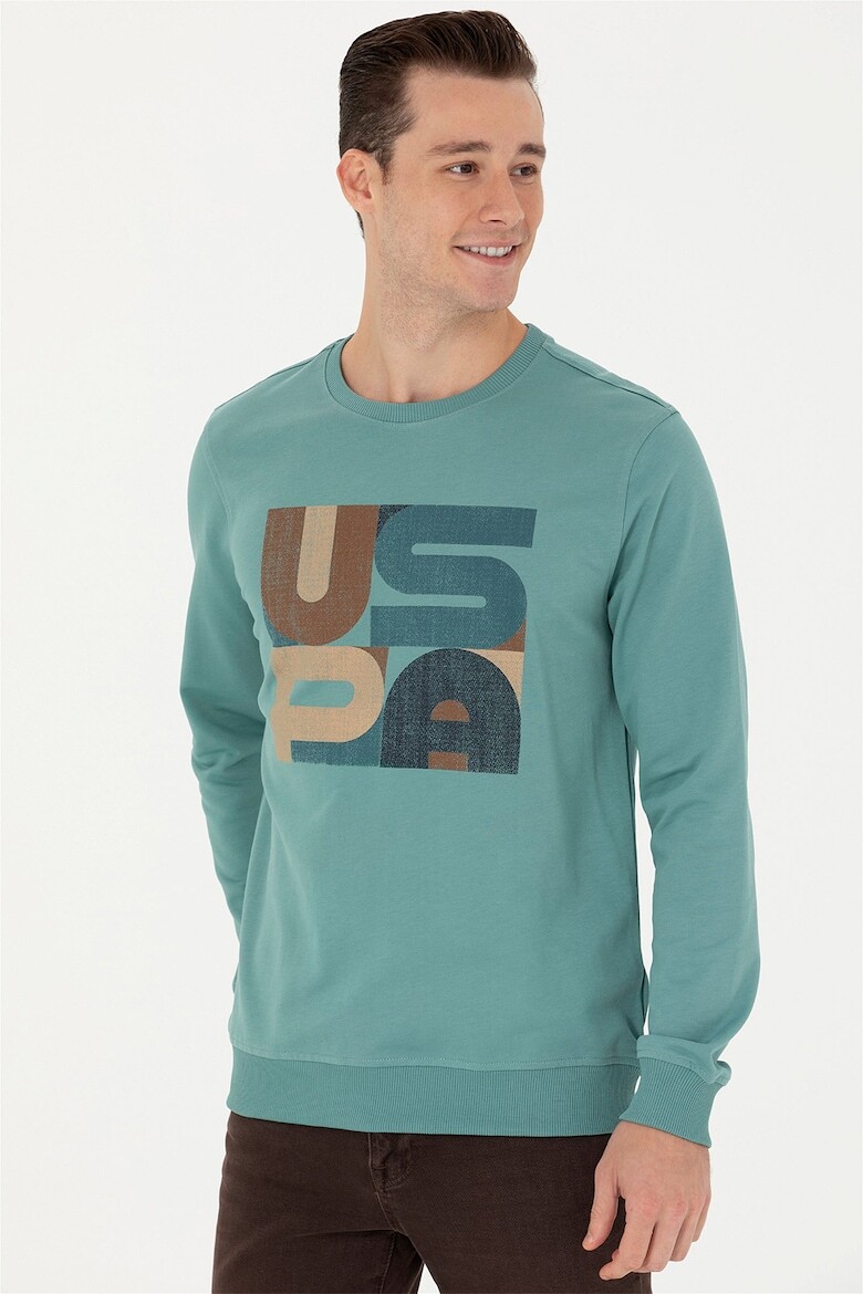 

Толстовка с логотипом U S Polo Assn , синий
