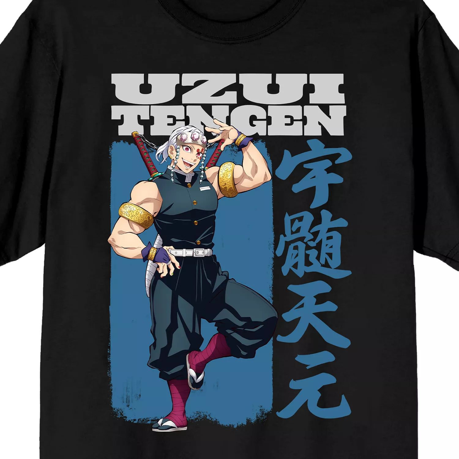 Мужская футболка с рисунком Demon Slayer Uzui Tengen Licensed Character
