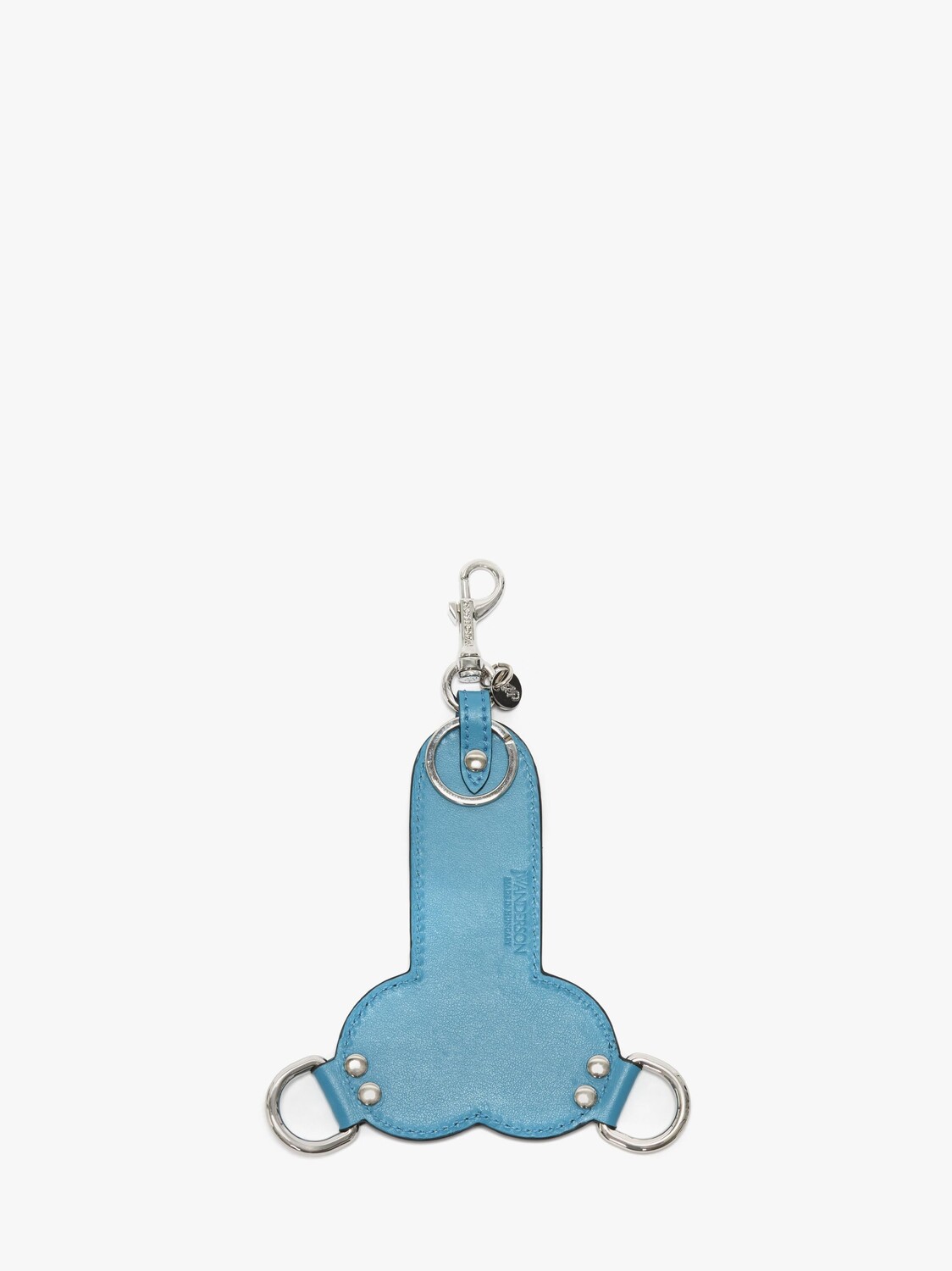 

Кожаный брелок JW Anderson, бирюзовый