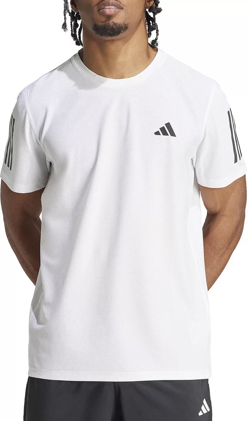цена Мужская футболка Adidas Own The Run 24 с коротким рукавом, белый