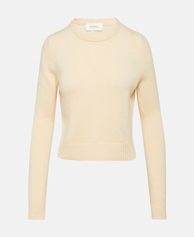 

Шерстяной джемпер Sportmax, абрикос