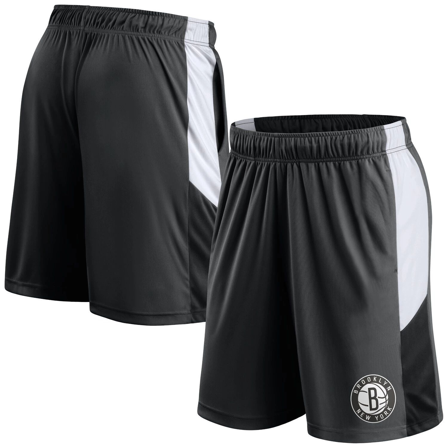 Мужские черные фирменные шорты для тренировок Brooklyn Nets Fanatics