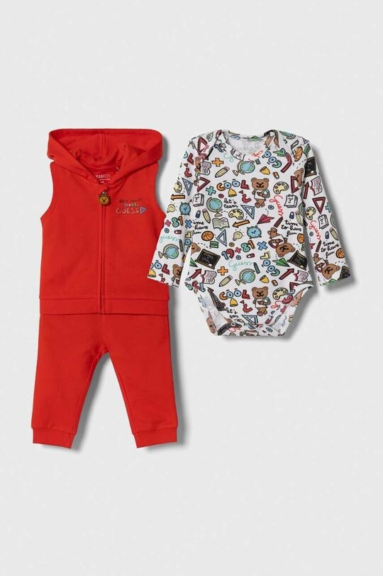

Наряд для новорожденного Guess, красный