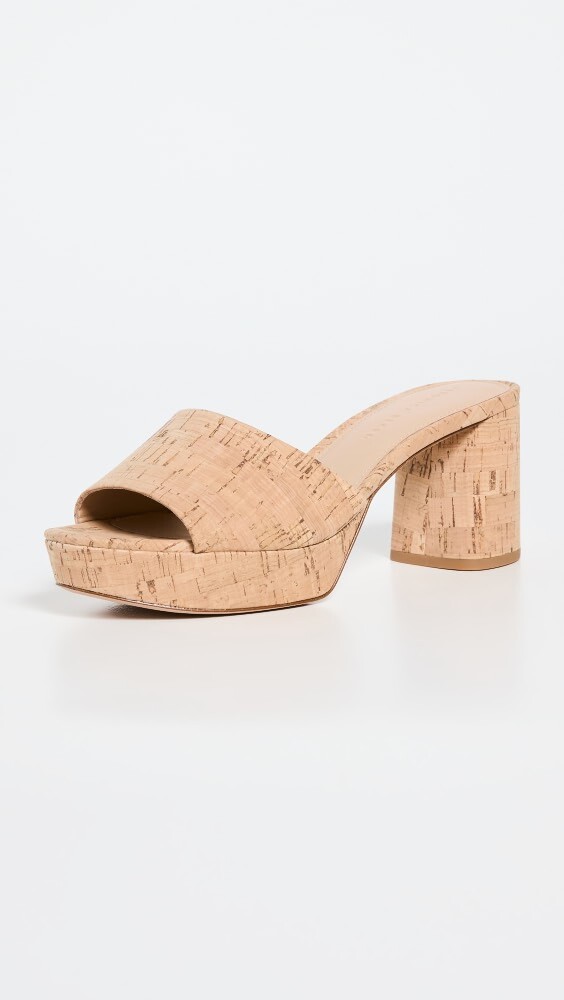 

Сандалии Veronica Beard Dali Platform Low, натуральный