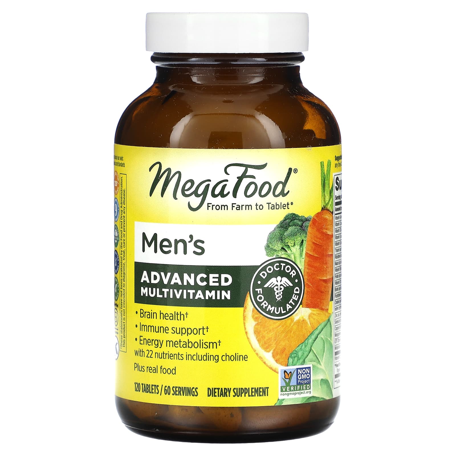 MegaFood Мультивитамин для мужчин 120 таблеток megafood мультивитамин для женщин 120 таблеток