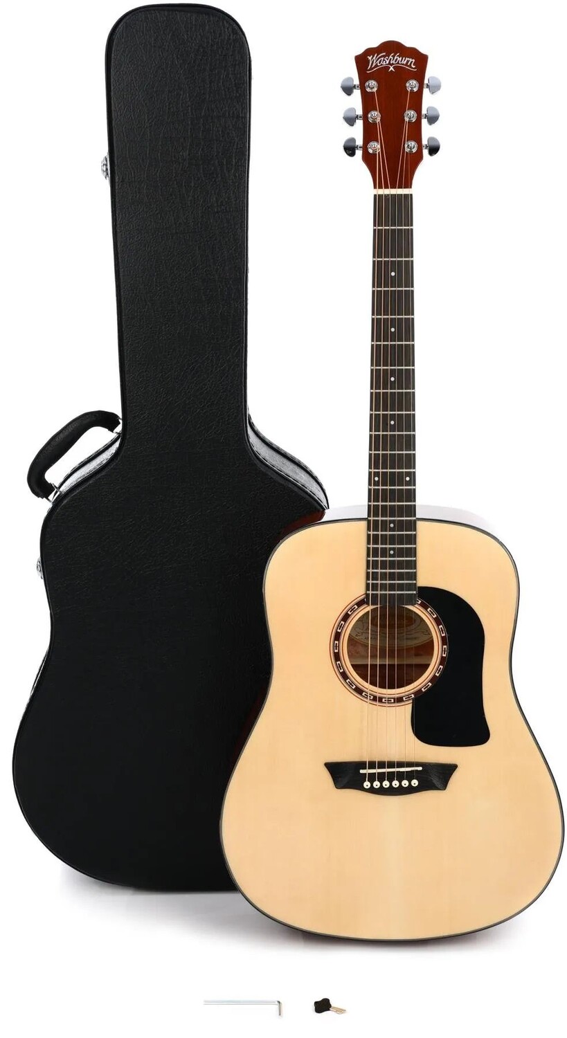 

Акустическая гитара Washburn Apprentice D5 - натуральный цвет