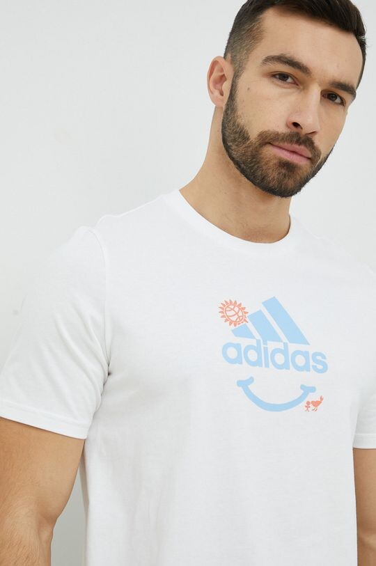 

Футболка Adidas из хлопка adidas, белый