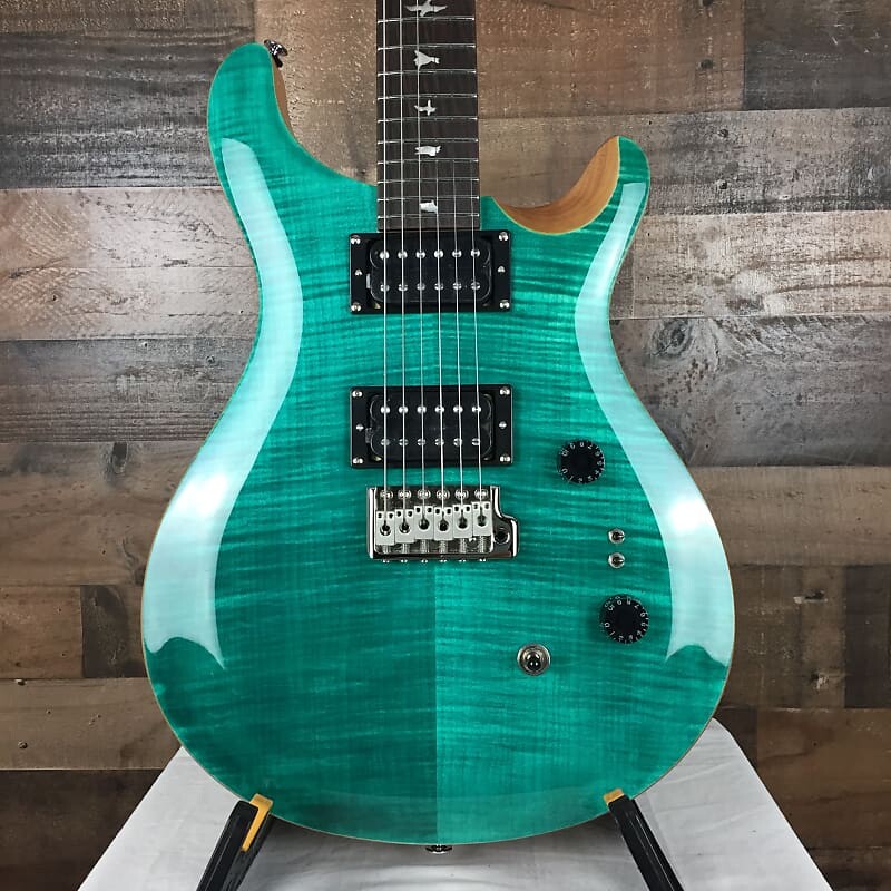

Электрогитара PRS SE Custom 24-08 Turquoise with Gig Bag, Free Ship, 048