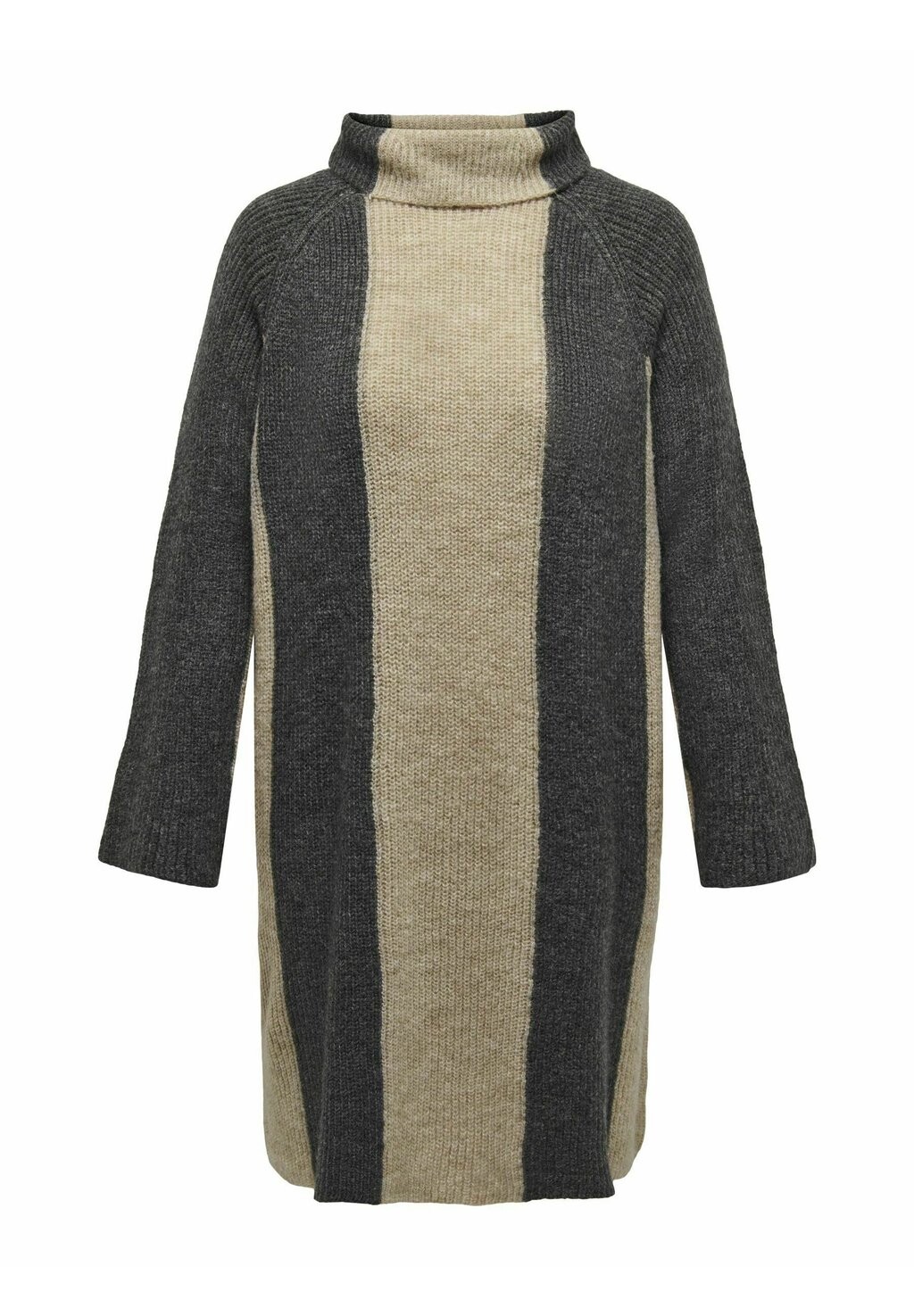 

Платье ONLY Carmakoma CURVY FARBKONTRAST, цвет dark grey melange