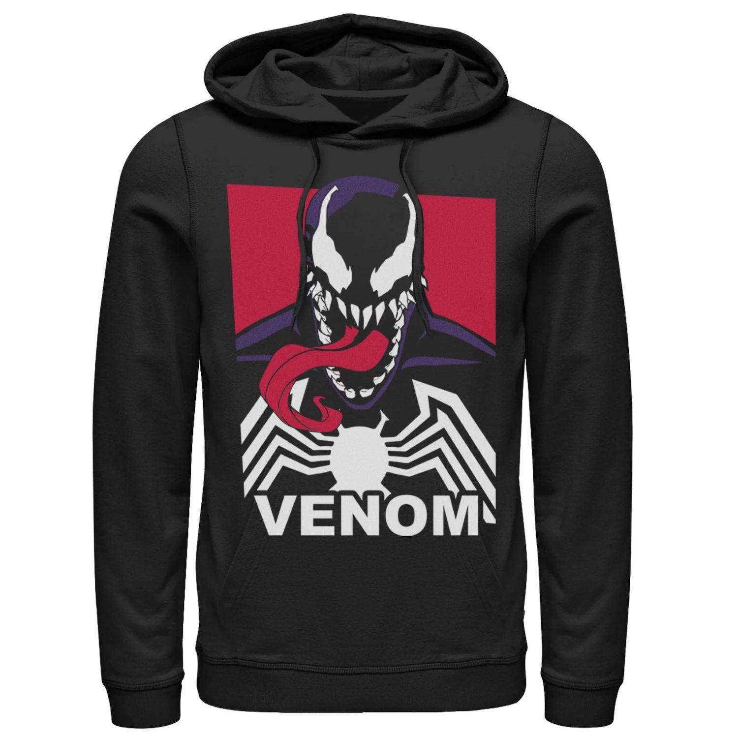 Мужская толстовка с логотипом Venom Tongue Out Comic Marvel