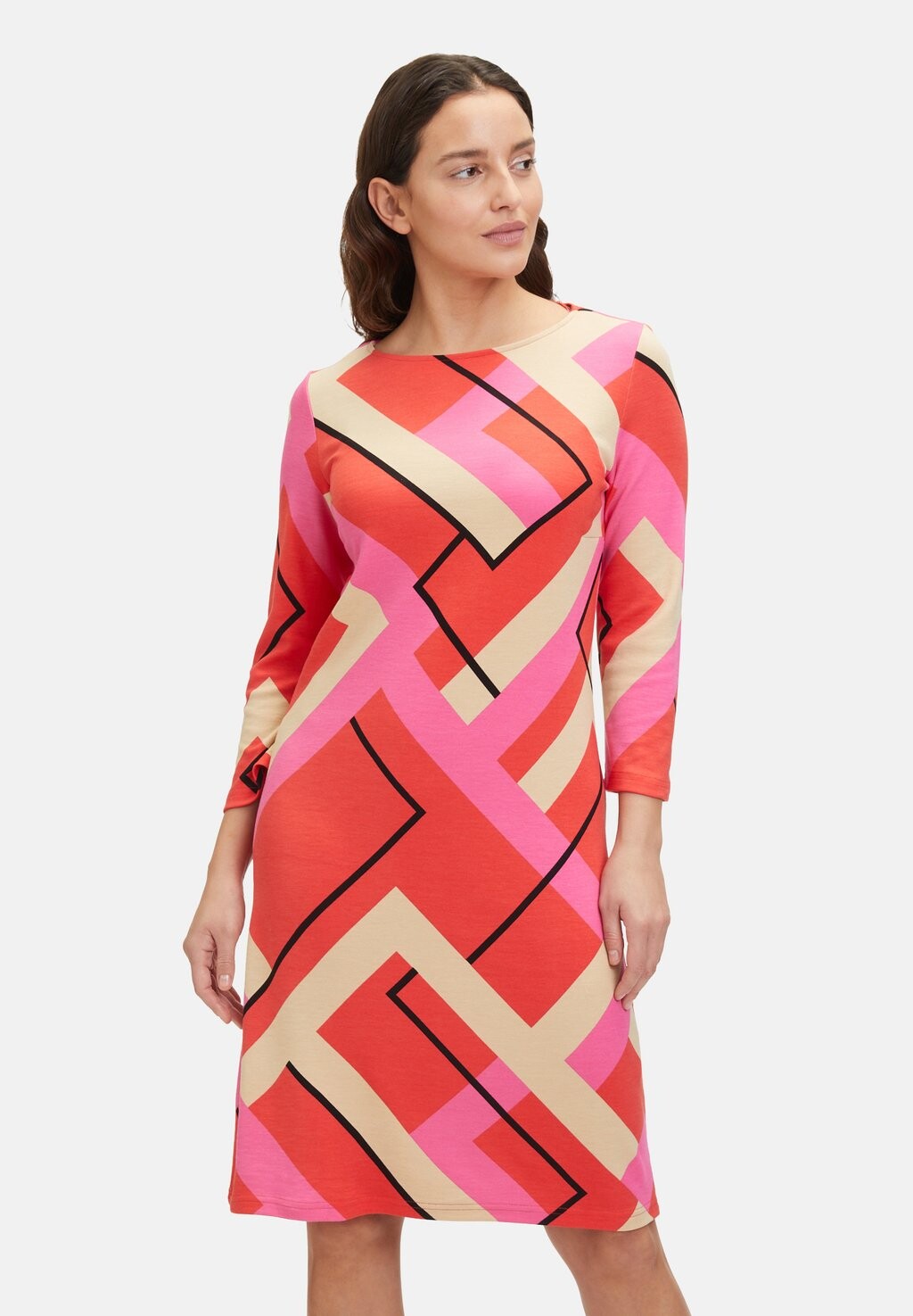 

Повседневное платье BOAT NECK Betty Barclay, цвет red beige