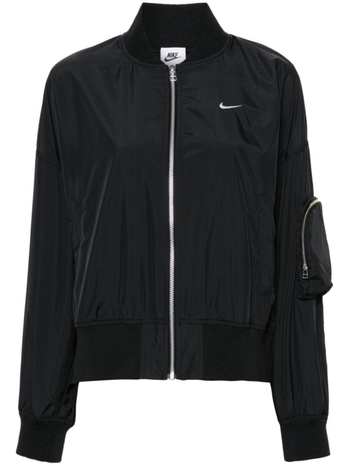 

Nike бомбер с вышивкой Swoosh, черный