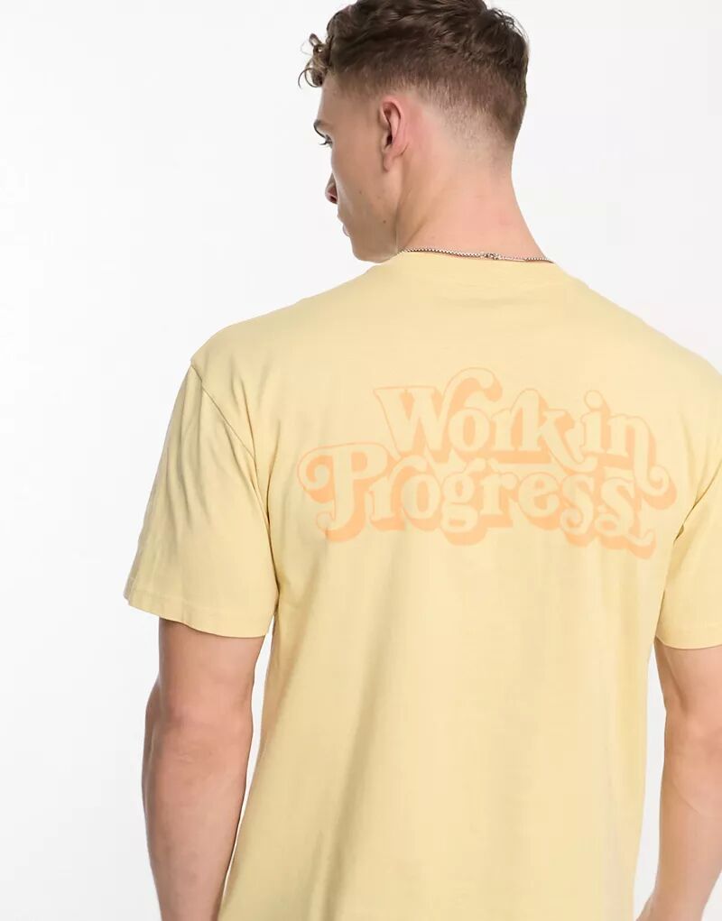Желтая футболка Carhartt WIP Fez