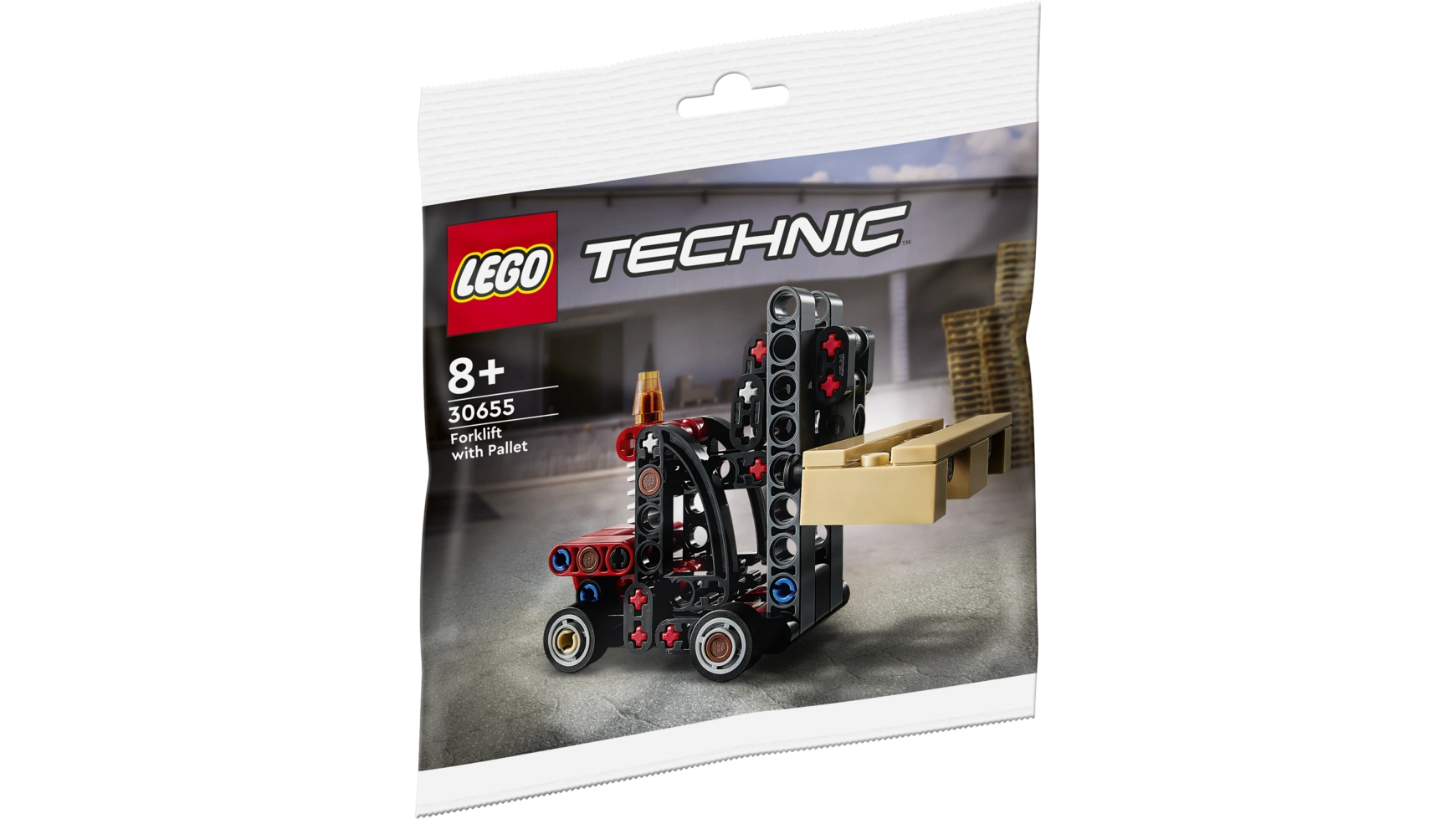 Lego Technic Вилочный погрузчик с поддоном конструктор lego technic 42116 погрузчик