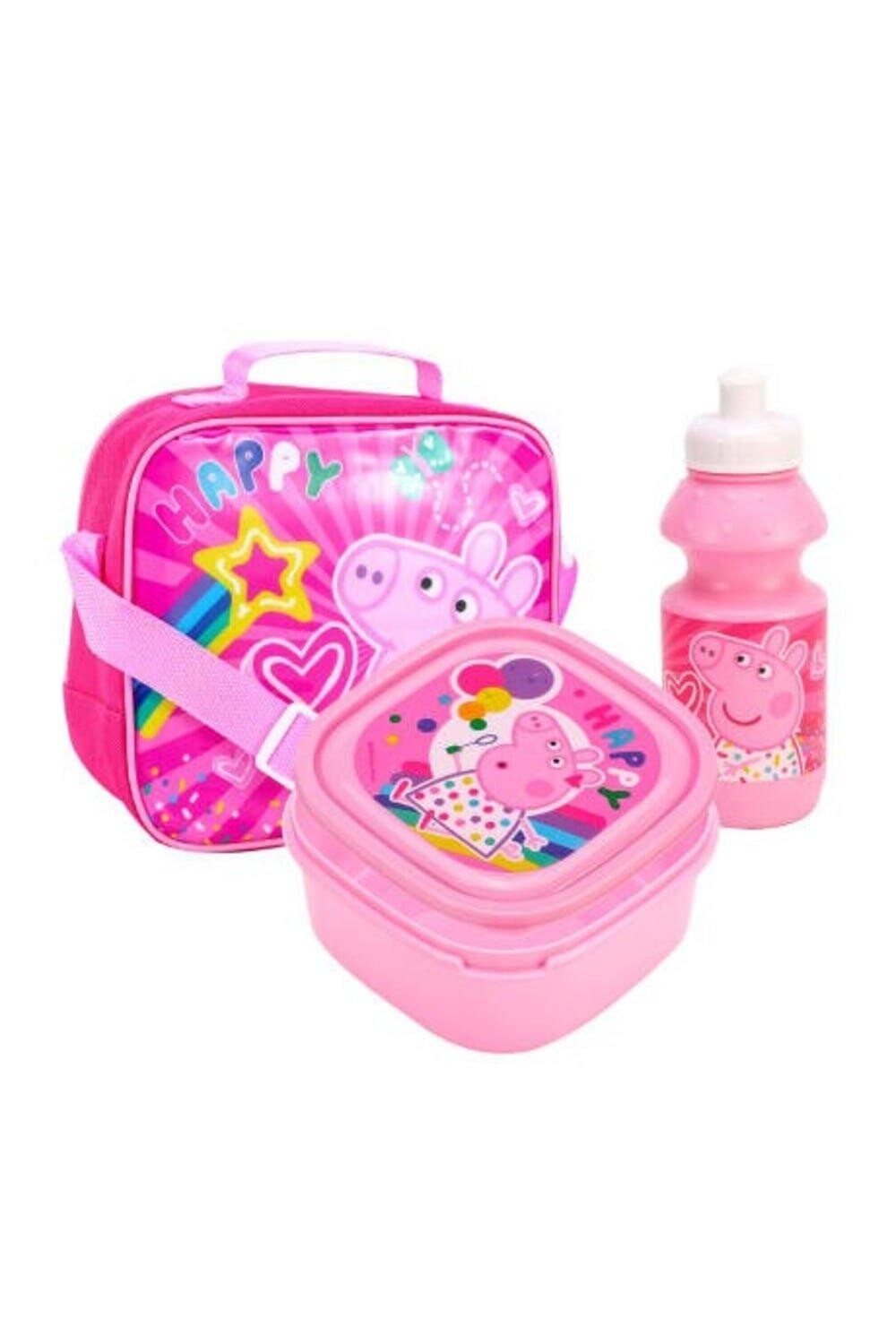 

Бокс-сет «Счастливый ланч» Peppa Pig, розовый