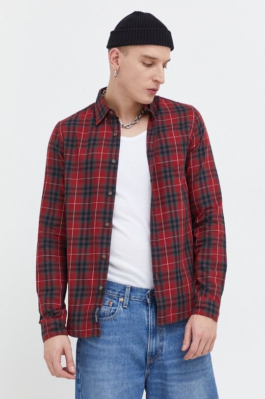 

Рубашка из хлопка Superdry, красный