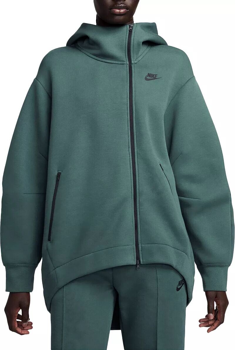 

Женская объемная толстовка с капюшоном из технического флиса Nike Sportswear с молнией во всю длину