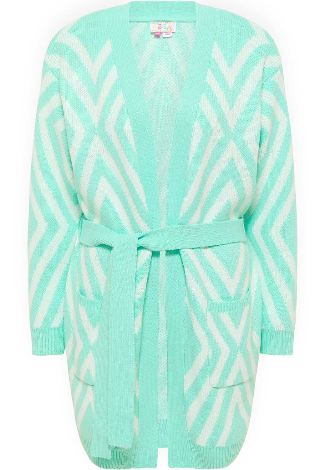 

Толстовка IZIA Strickjacke, цвет Aqua Wollweiss