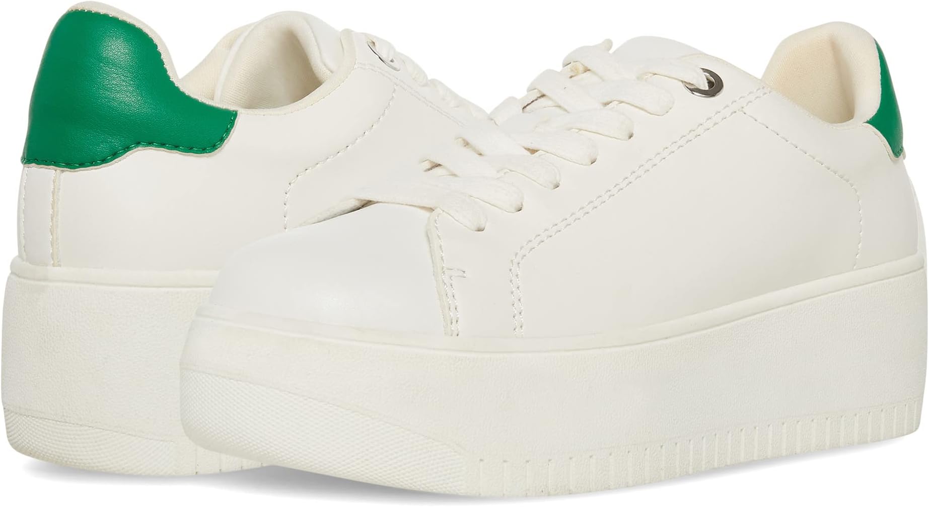 

Кроссовки Rockaway Sneaker Steve Madden, цвет White/Green, Белый