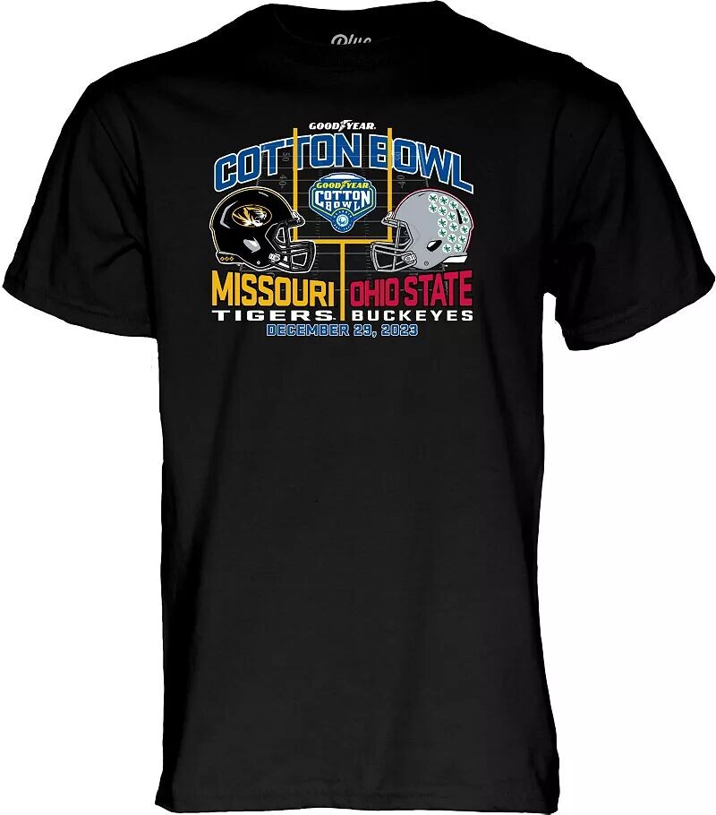 

Blue 84 Adult 2023 Cotton Bowl Missouri Tigers vs. Футболка штата Огайо Баккейз