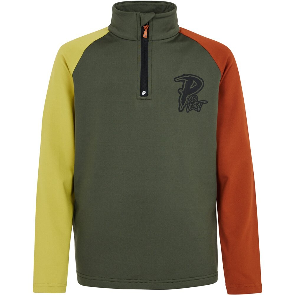 

Футболка с длинным рукавом Protest Prtvalki Half Zip, зеленый