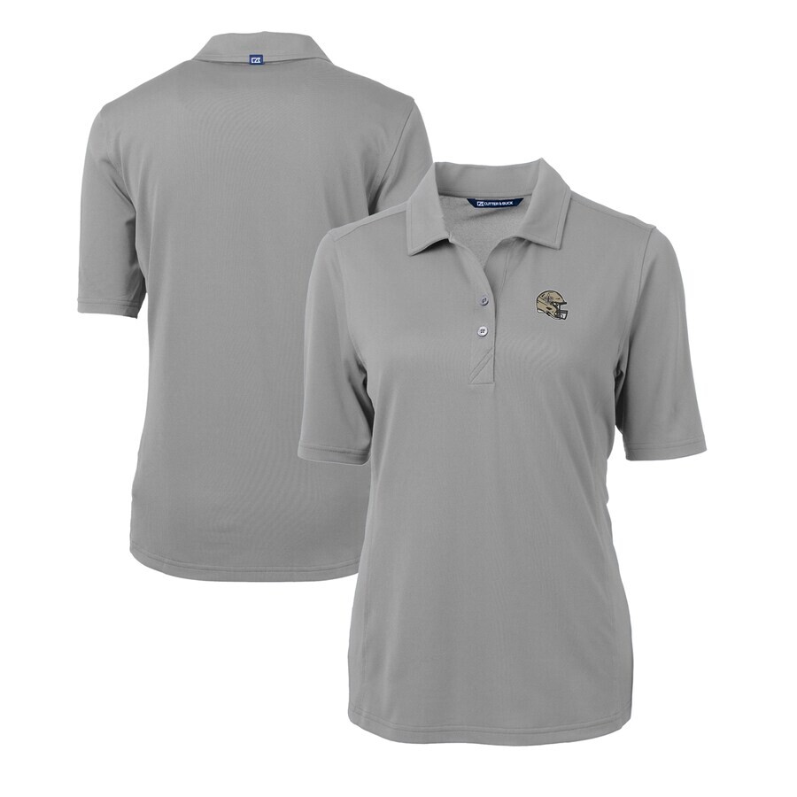 

Поло с длинным рукавом Cutter & Buck New Orleans Saints, серый