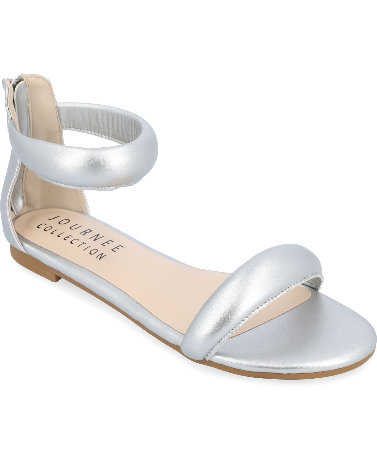 

Женские сандалии Peytonn Puffs Journee Collection, серебро