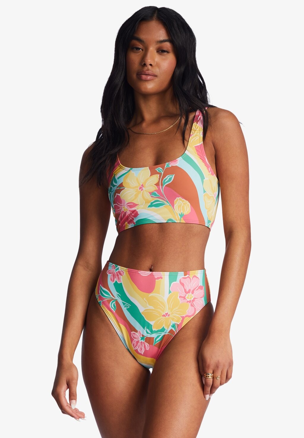 

Верх бикини Billabong, мультиколор, Коричневый