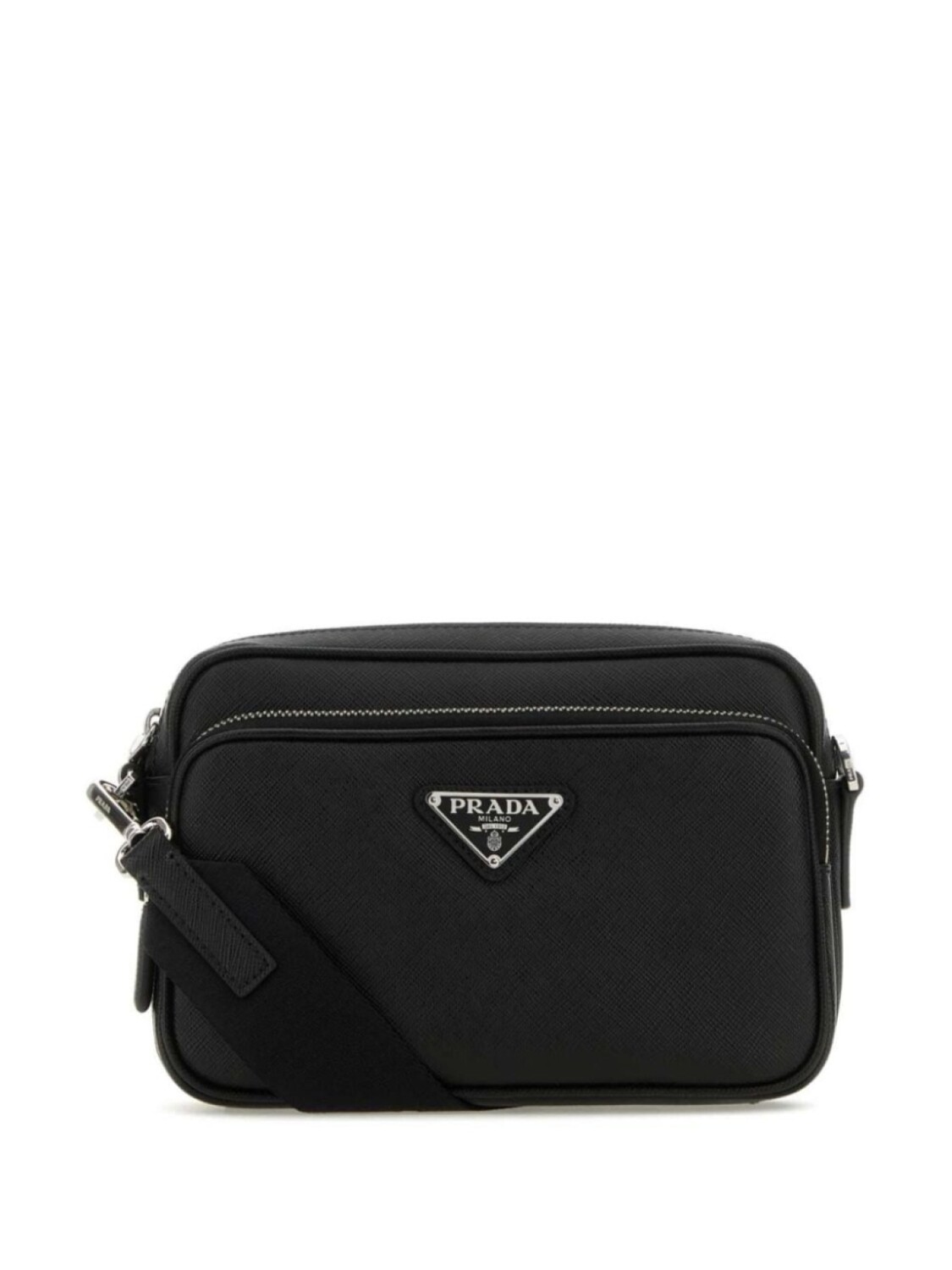

Prada сумка через плечо с логотипом, черный