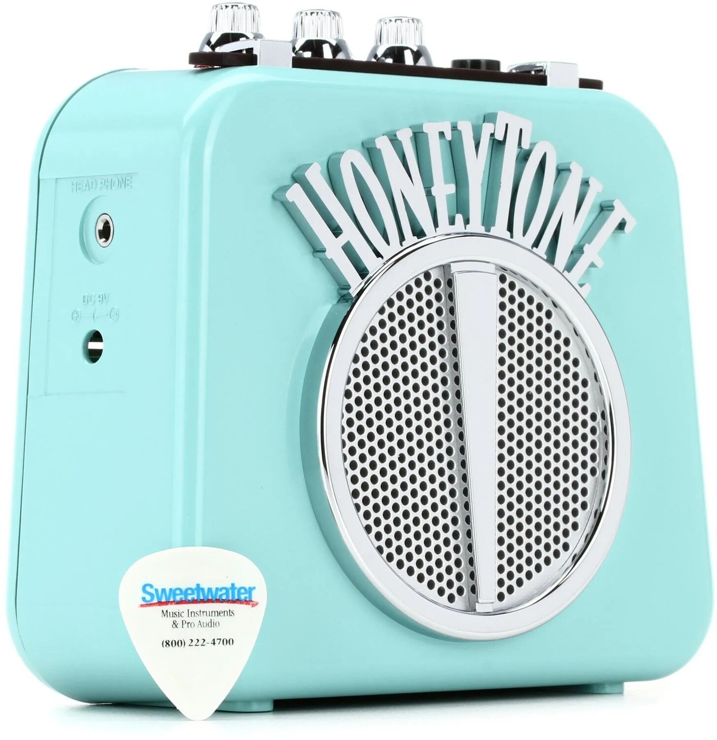 

Гитарный мини-усилитель Danelectro Honeytone N-10 — цвет морской волны