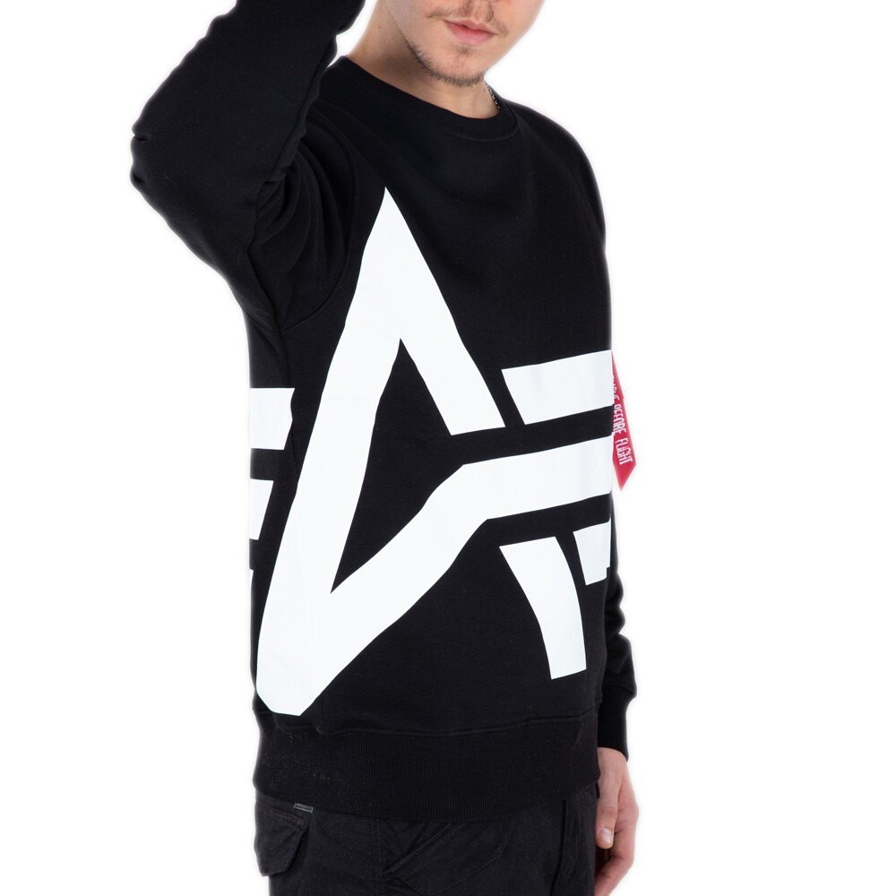 

Толстовка Alpha Industries Side Logo, черный