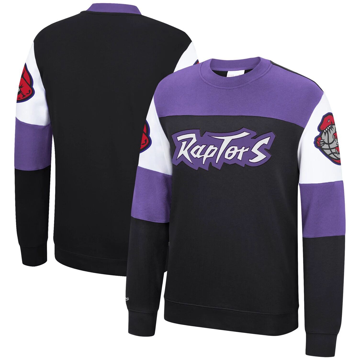 

Мужской черный флисовый пуловер Mitchell & Ness Toronto Raptors Perfect Season, толстовка