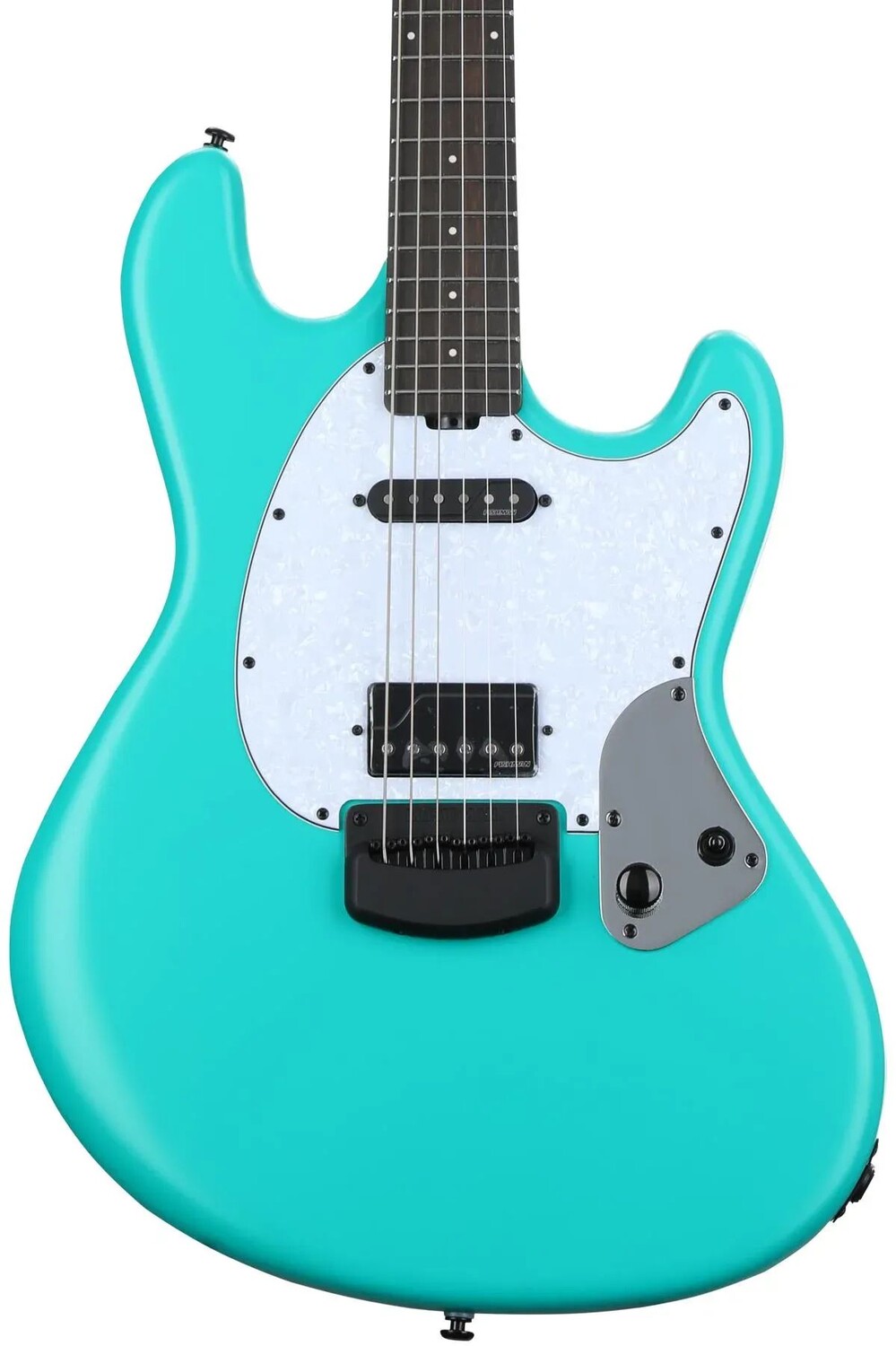 

Фирменная электрогитара Ernie Ball Music Man ограниченной серии Fluff StingRay HT — Tealy Dan, эксклюзивно для Sweetwater
