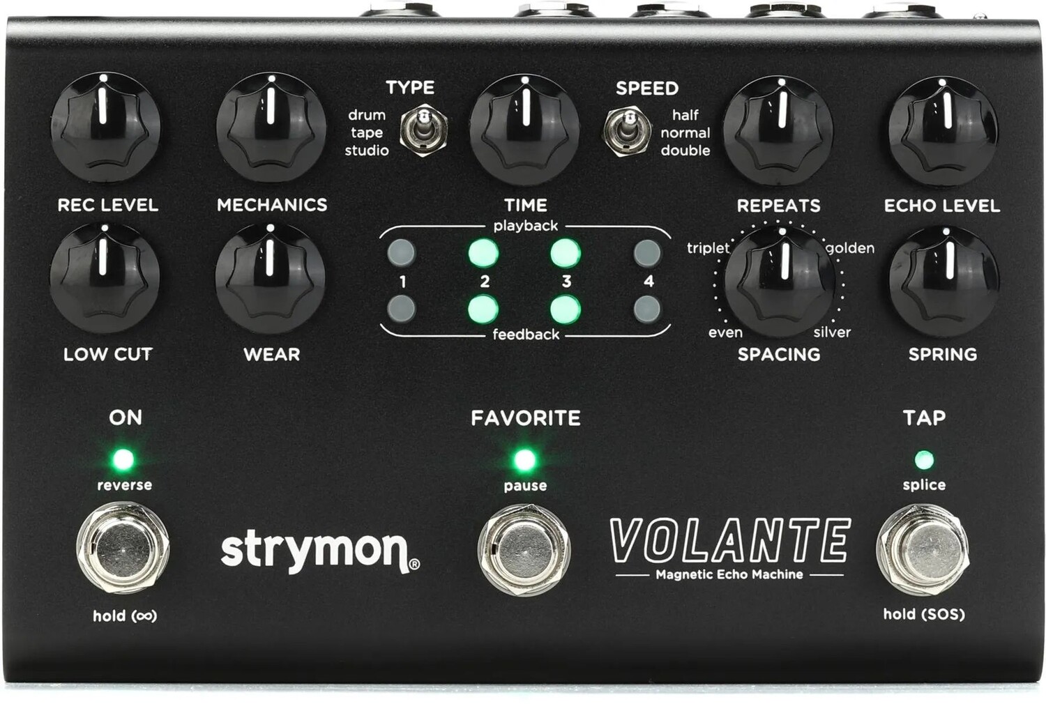 

Педаль магнитного эха Strymon Volante — Midnight Edition