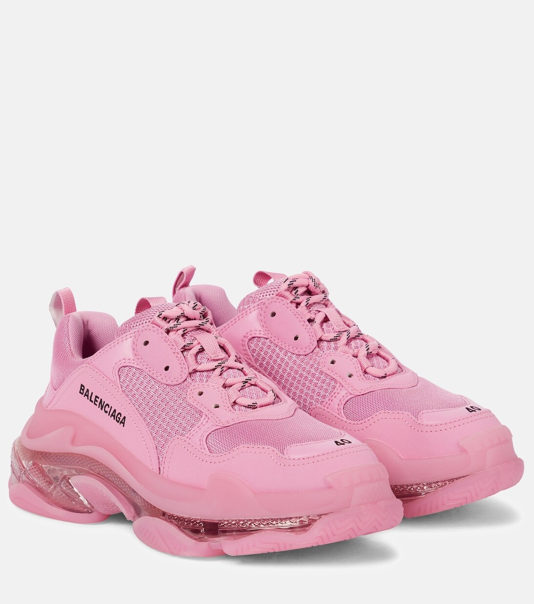 

Кроссовки Triple S Balenciaga, розовый