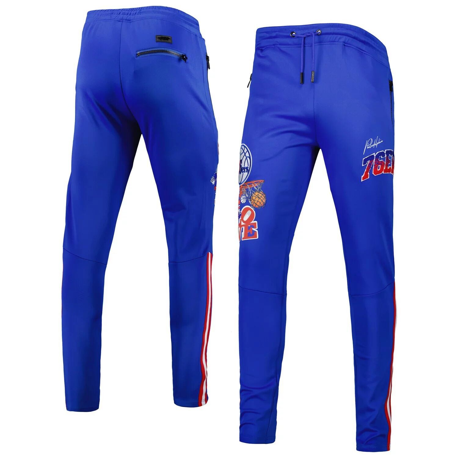 

Мужские спортивные брюки Pro Standard Royal Philadelphia 76ers Hometown