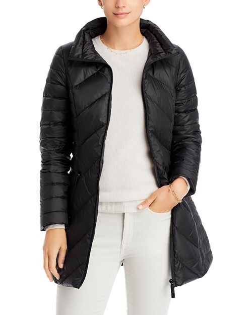

Стеганая куртка с рисунком шеврона Anorak, цвет Black